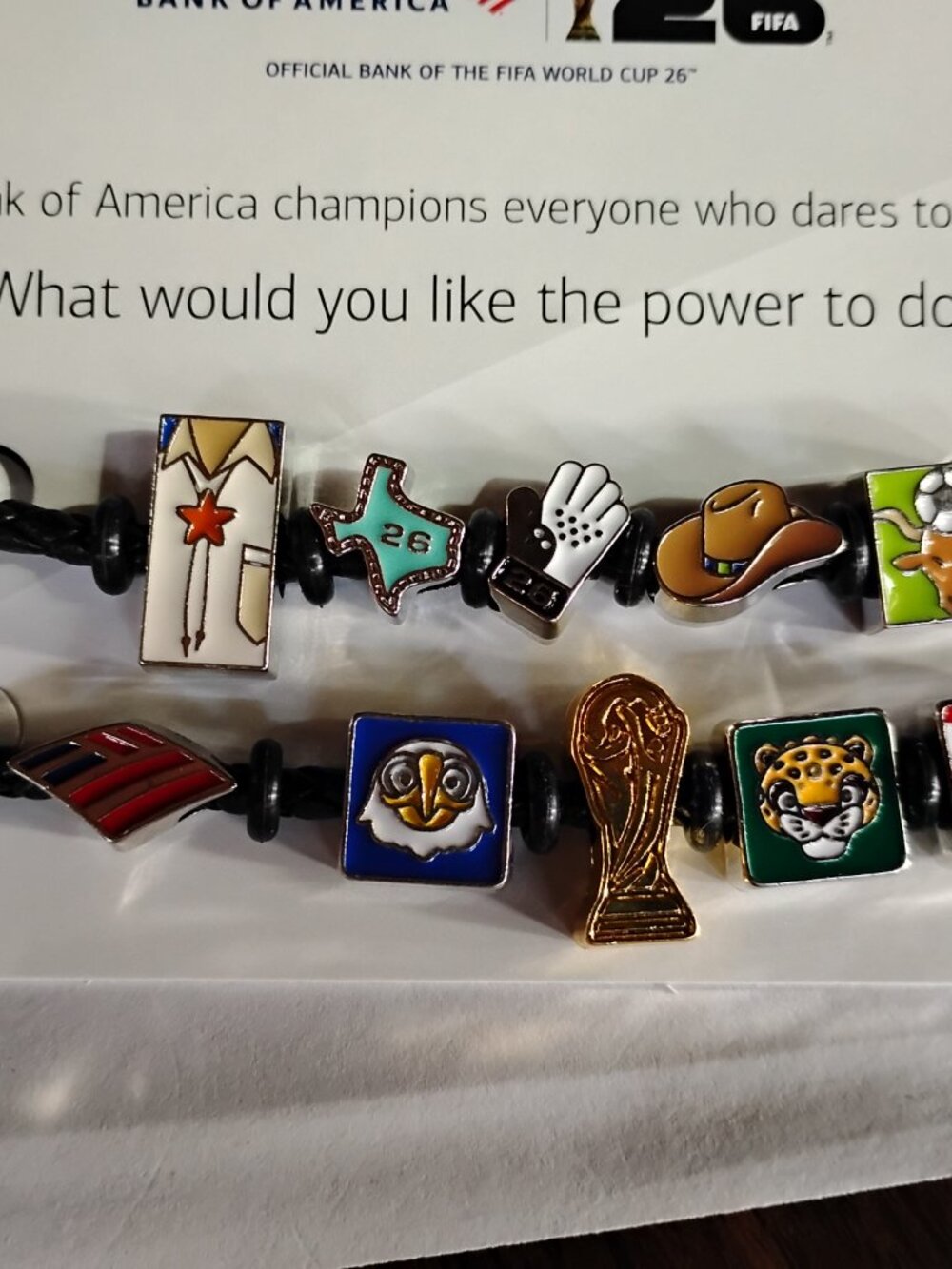 Dallas FIFA World Cup Bank Of America Bracelets
